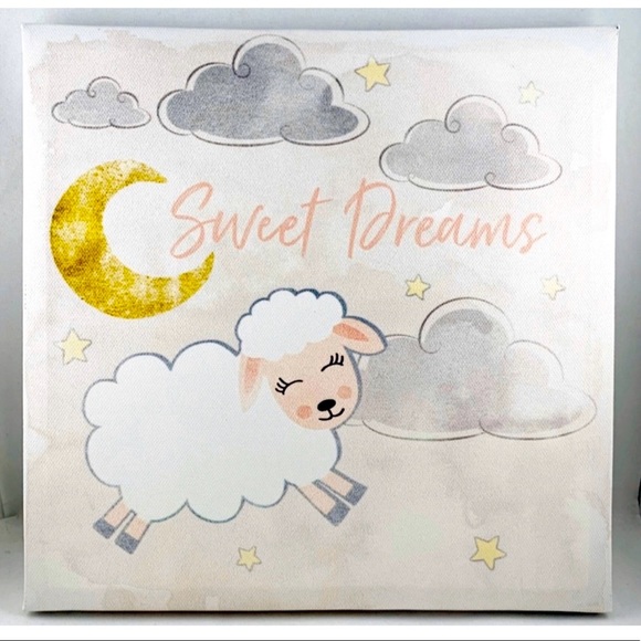 SWEET DREAMS CANVAS ART NWT - Picture 6 of 6